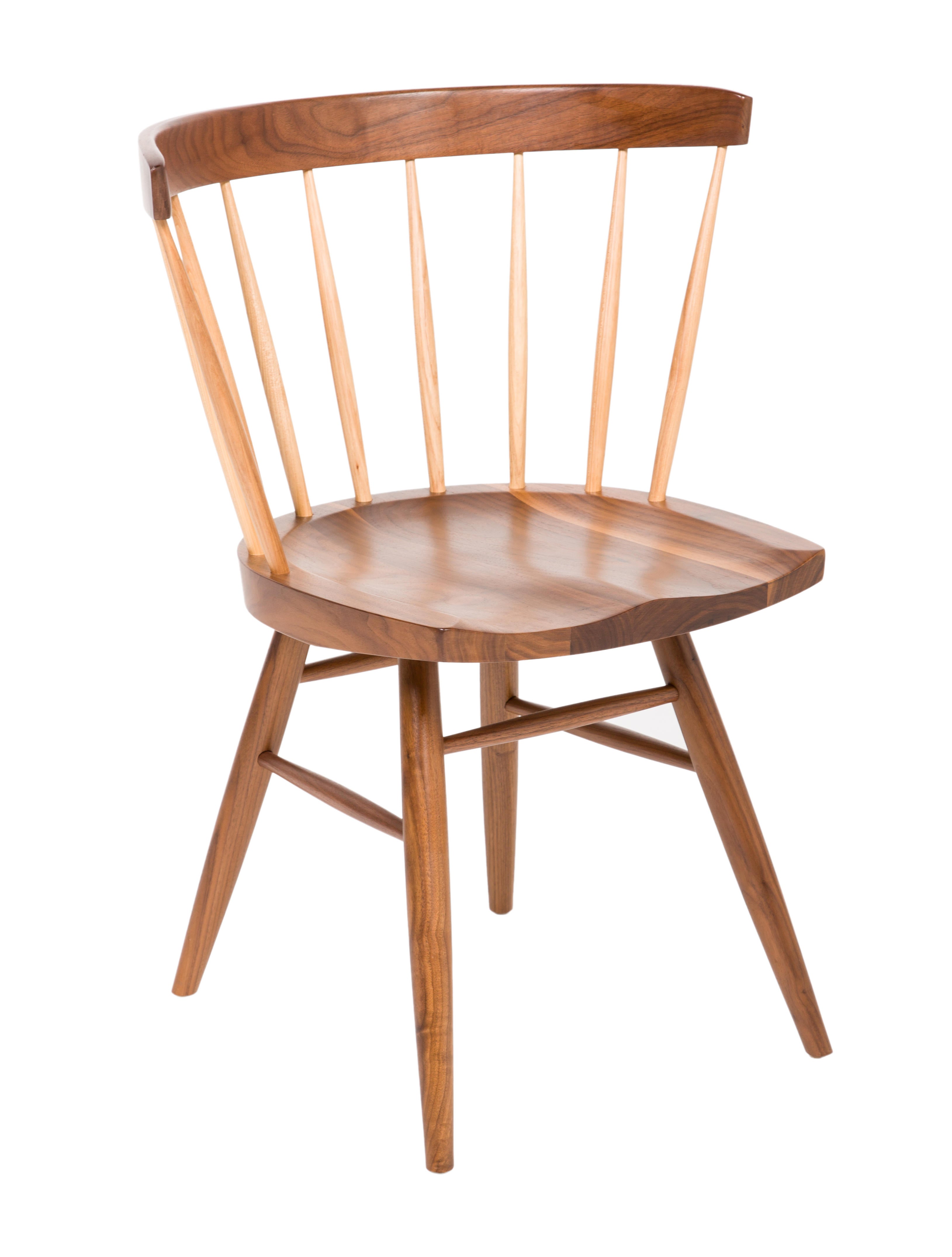 Knoll George Nakashima Straight Back Chair Furniture Knl20190 George Nakashima Straight Back Chair