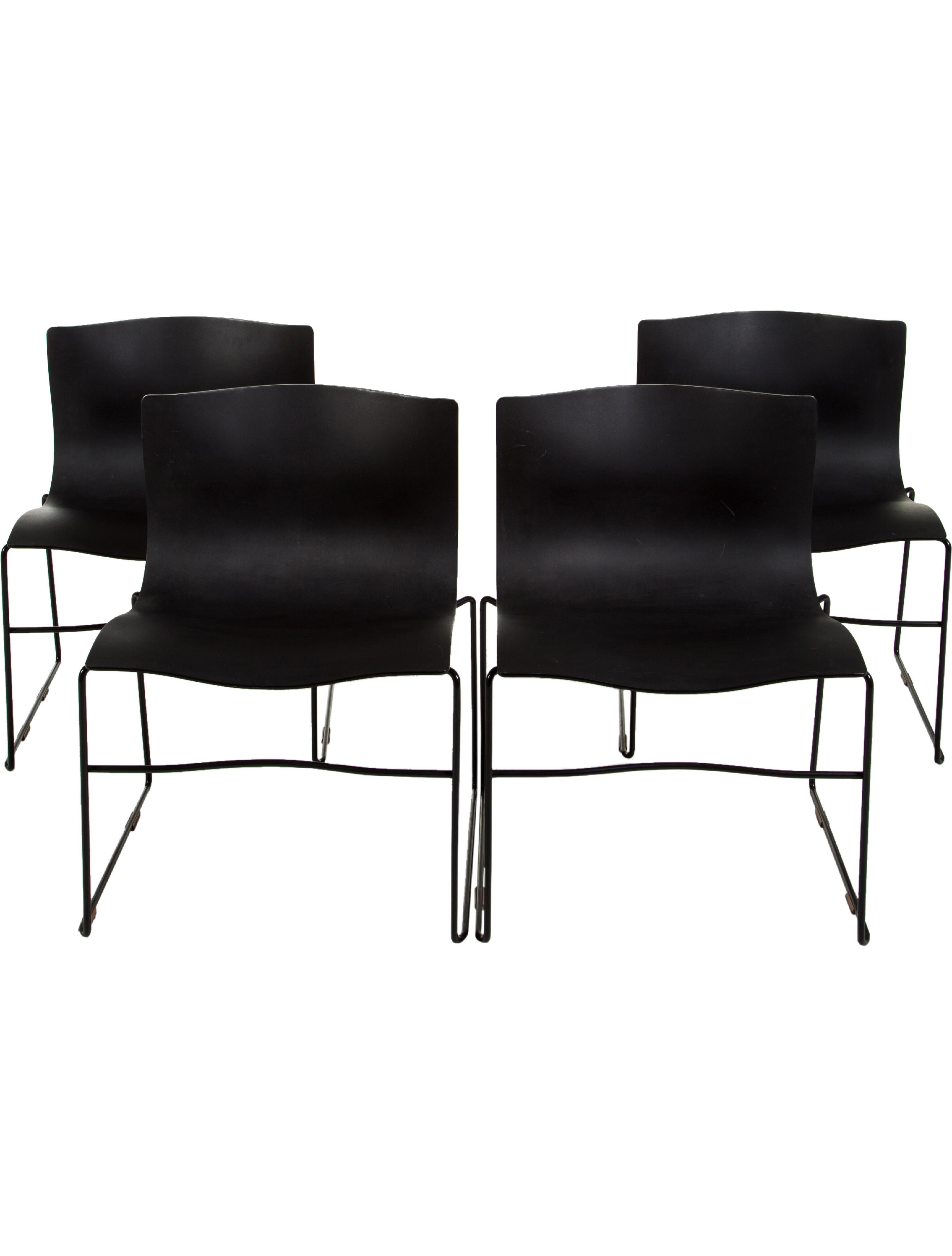 Knoll Set of 4 Vintage Handkerchief Chairs