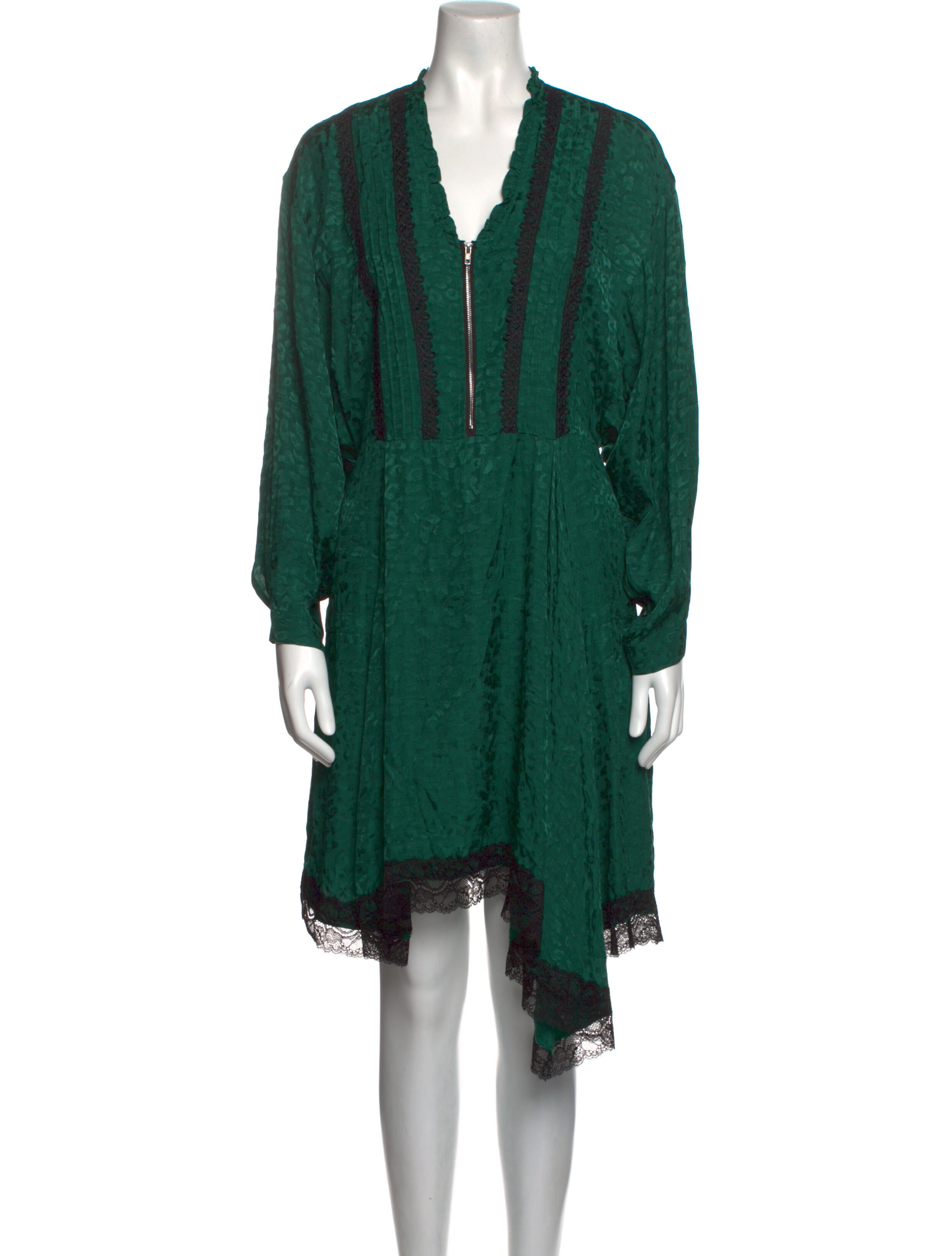 Koché V-Neck Midi Length Dress