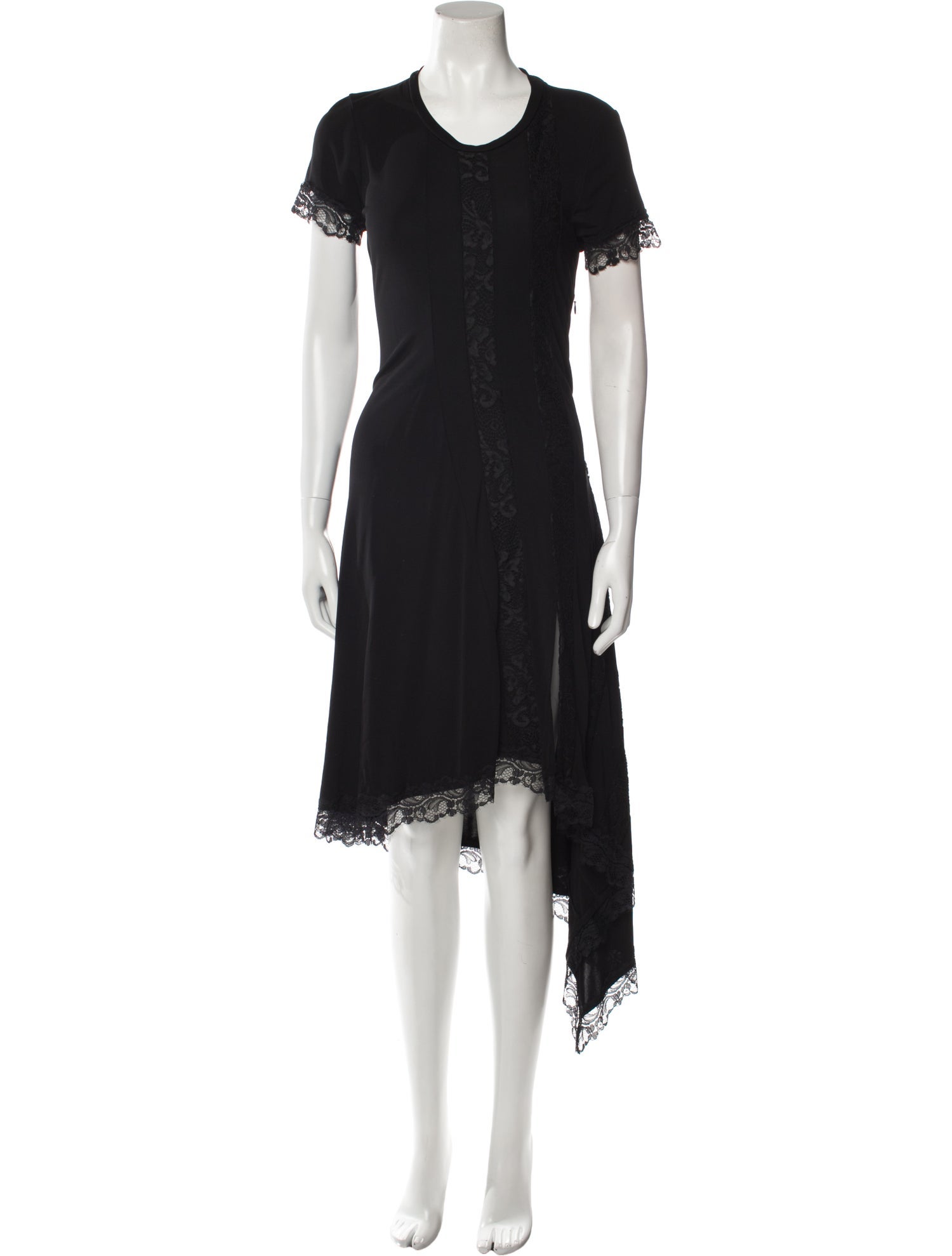 Koché Scoop Neck Midi Length Dress