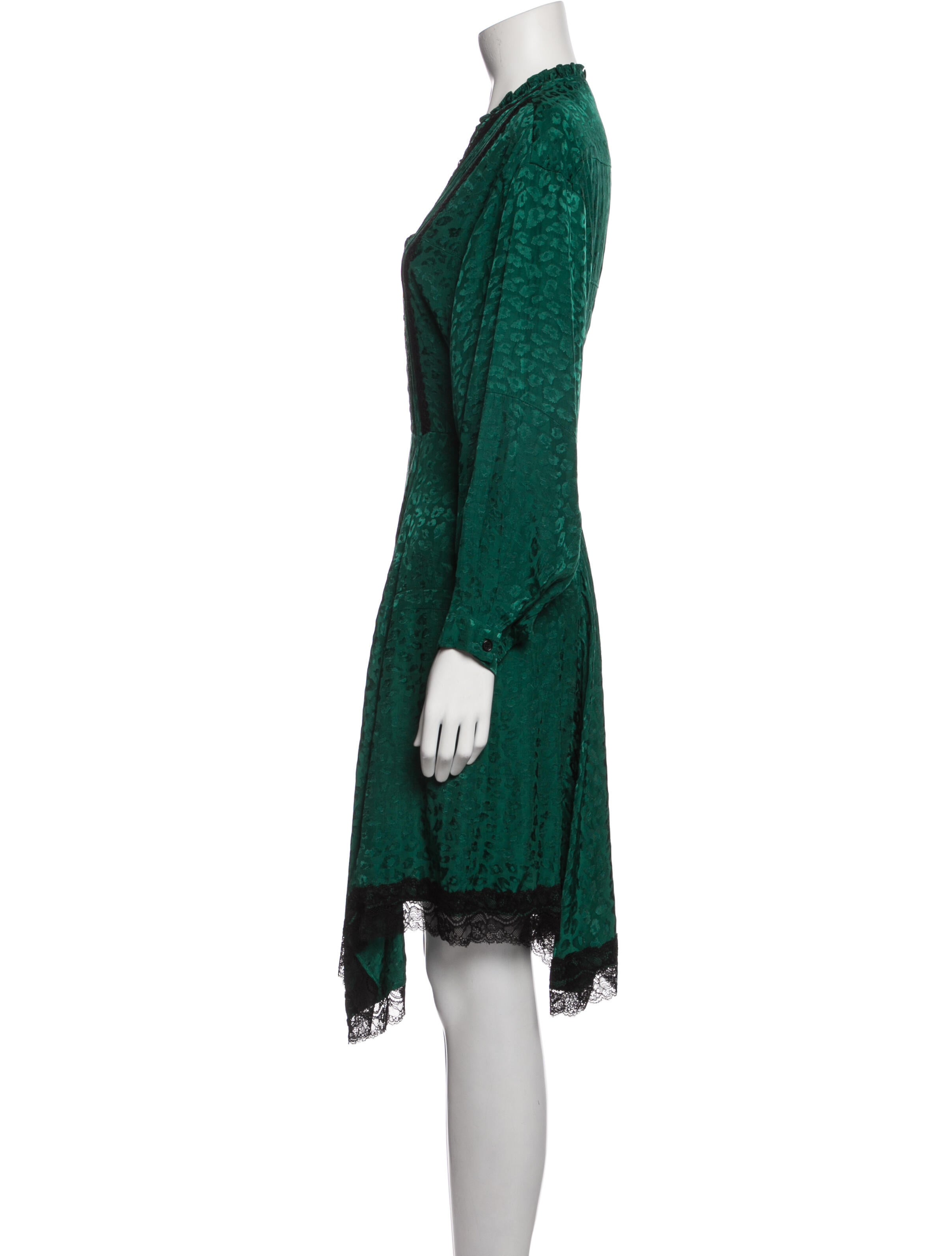 Koché Lace Pattern Midi Length Dress