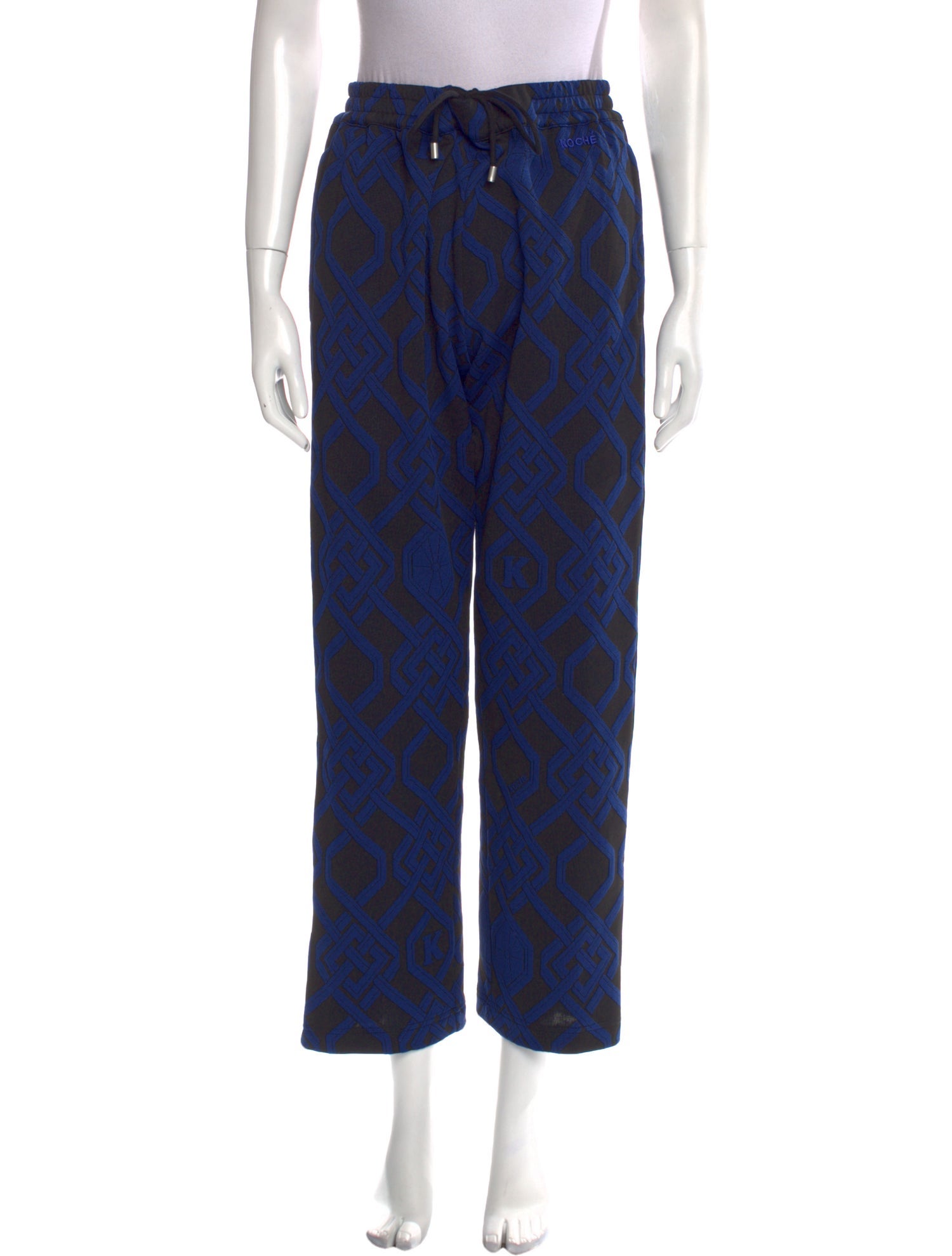 Koché Printed Straight Leg Pants w/ Tags