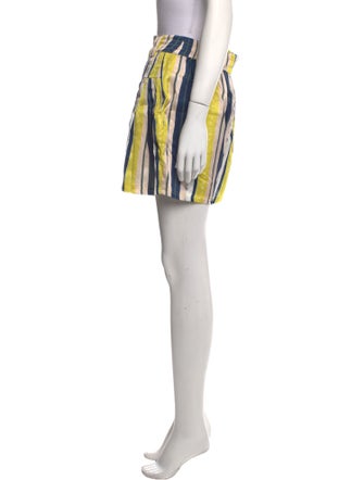 Koché Striped Mini Shorts