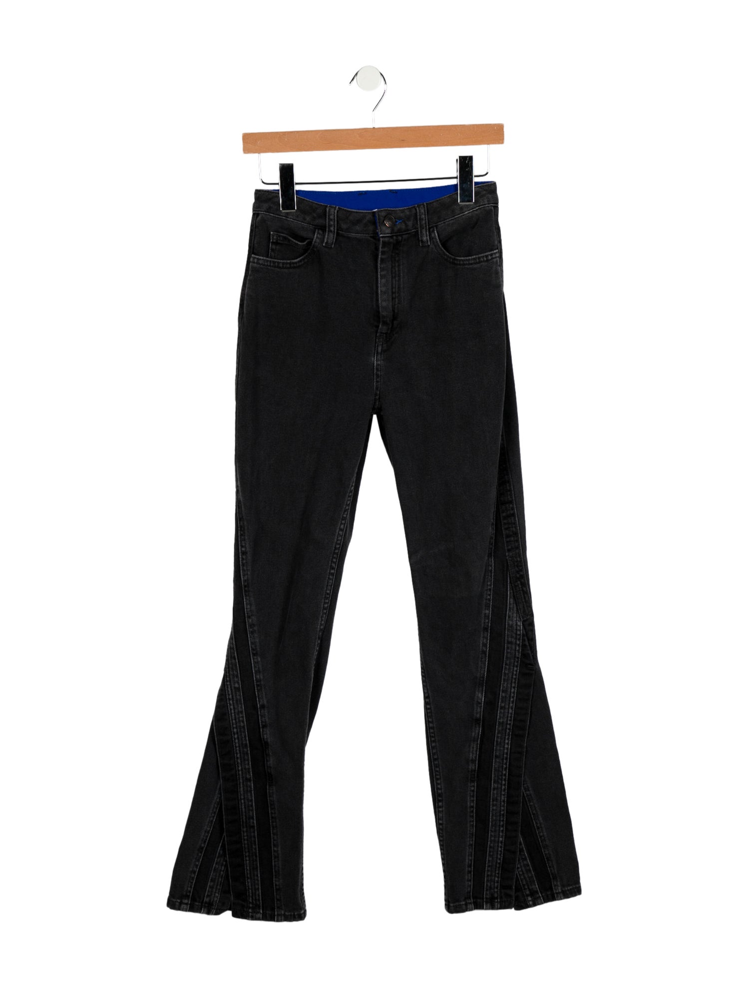 Koché High-Rise Straight Leg Jeans