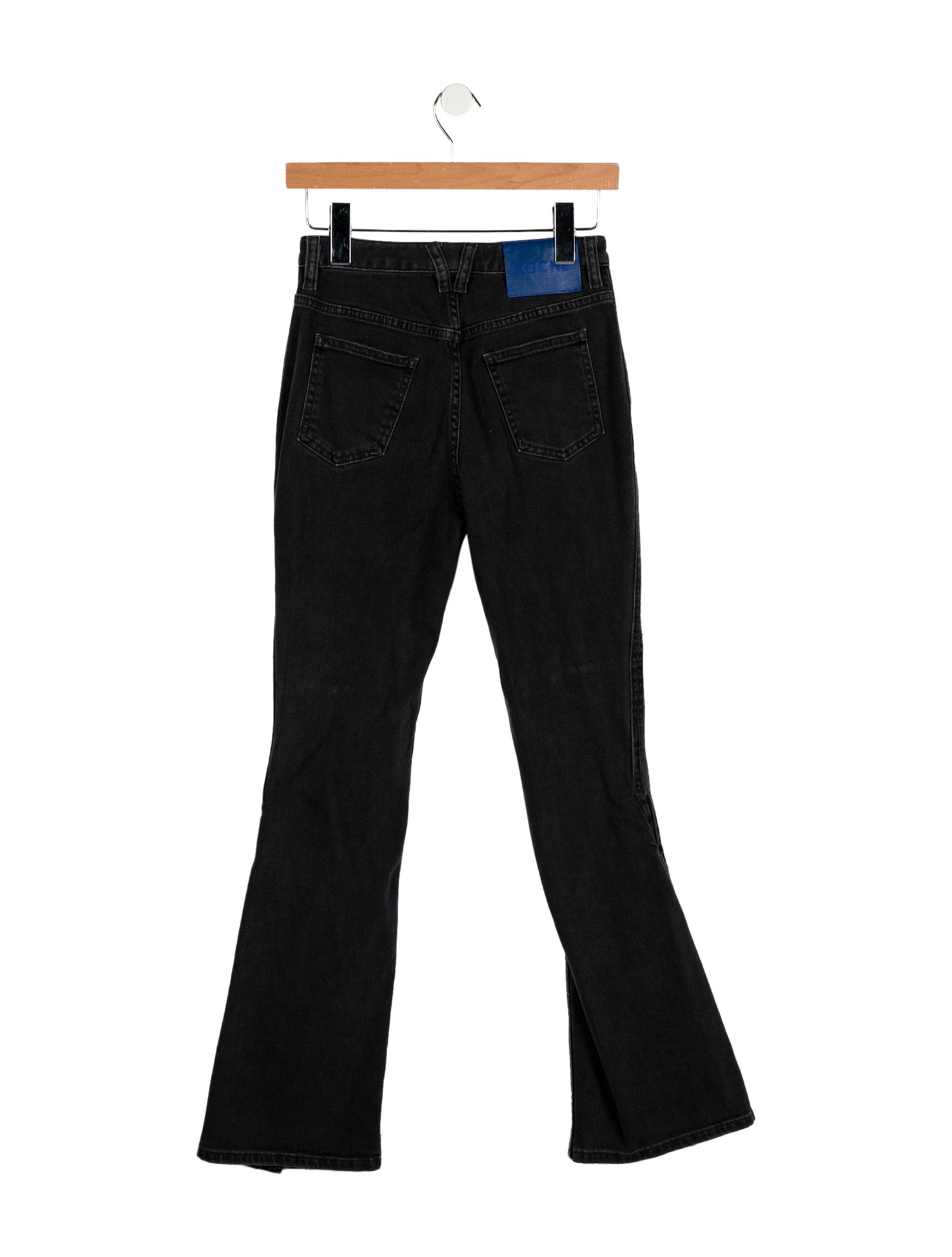Koché Mid-Rise Straight Leg Jeans
