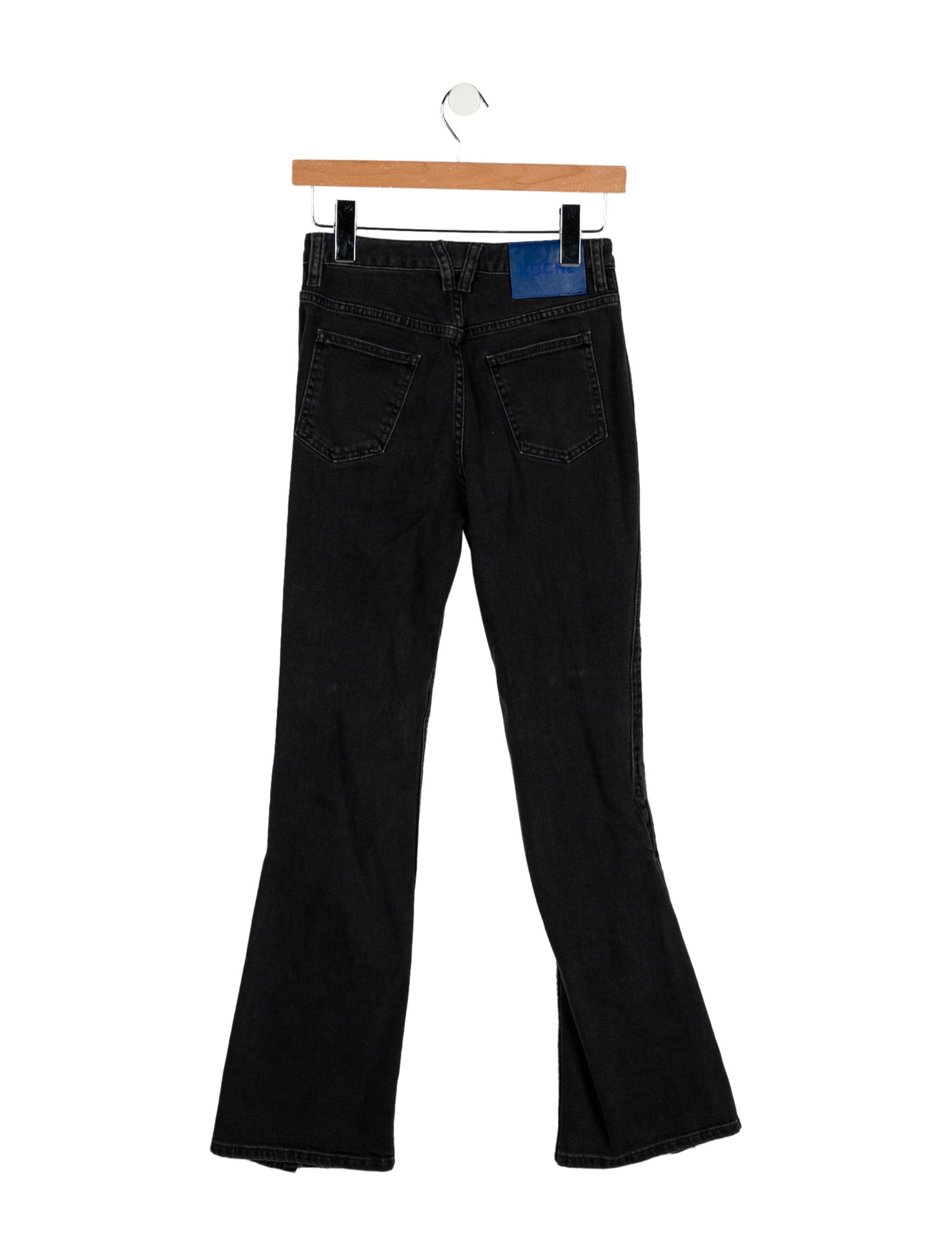 Koché Mid-Rise Straight Leg Jeans