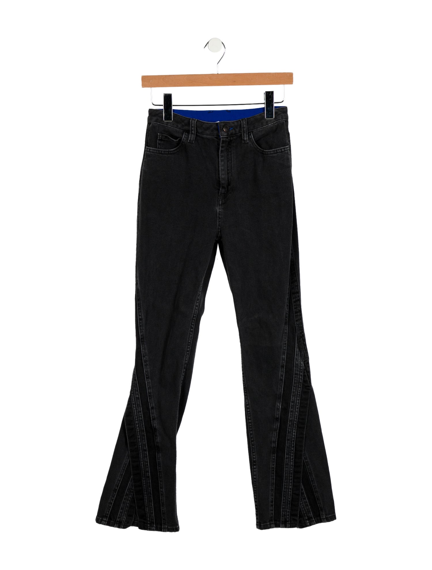 Koché Mid-Rise Wide Leg Jeans