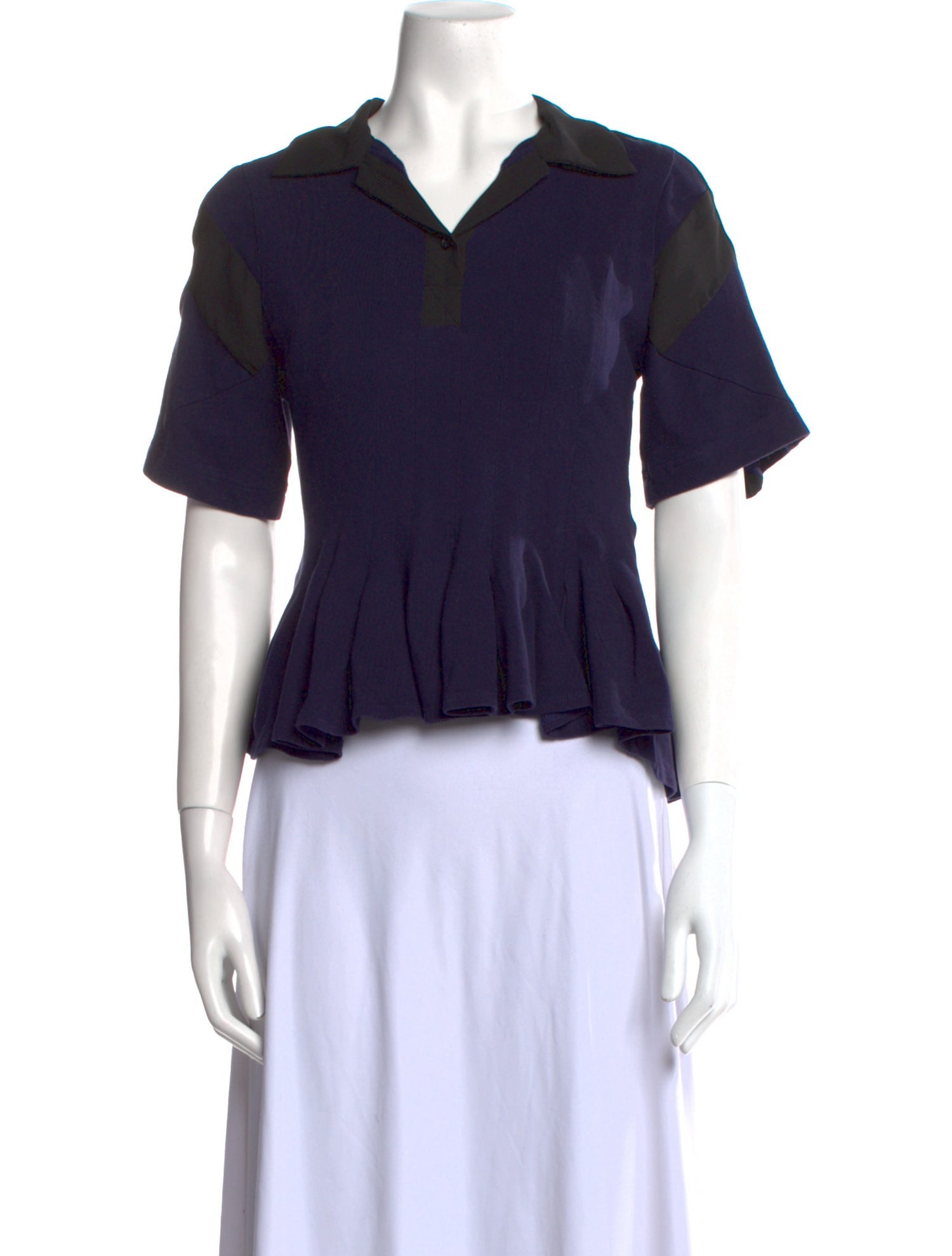 Koché Short Sleeve Crop Top