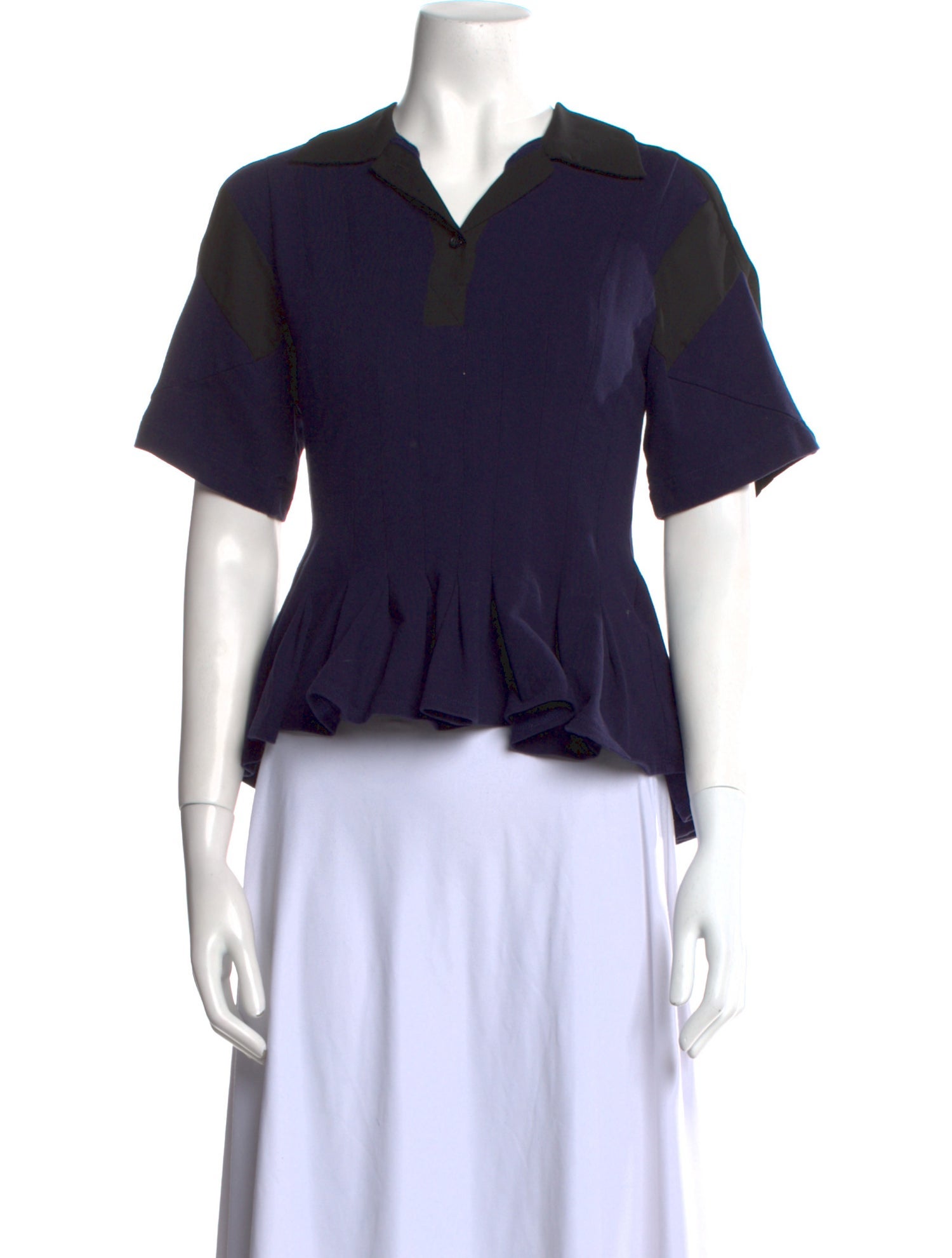 Koché Short Sleeve Crop Top