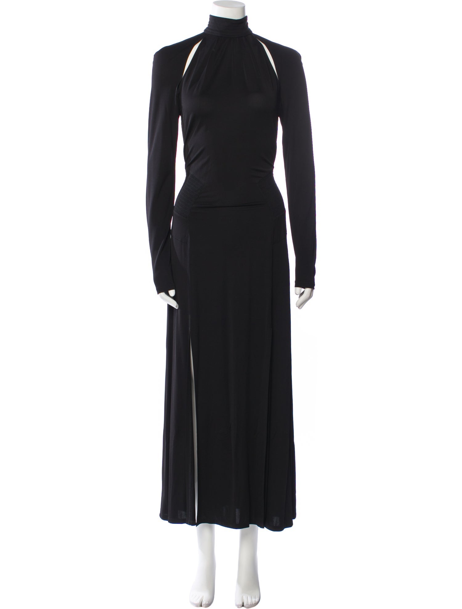 Koché Mock Neck Long Dress