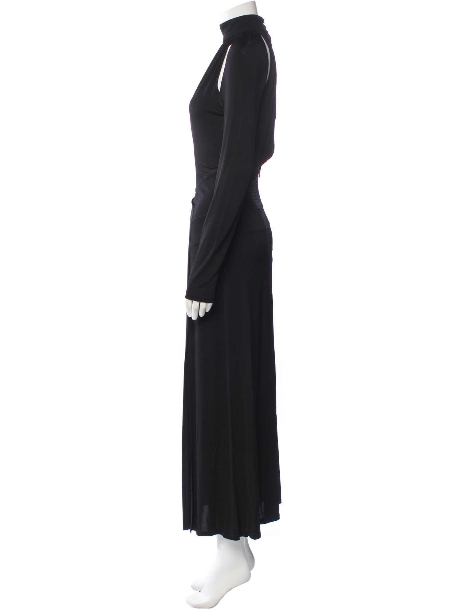 Koché Mock Neck Long Dress