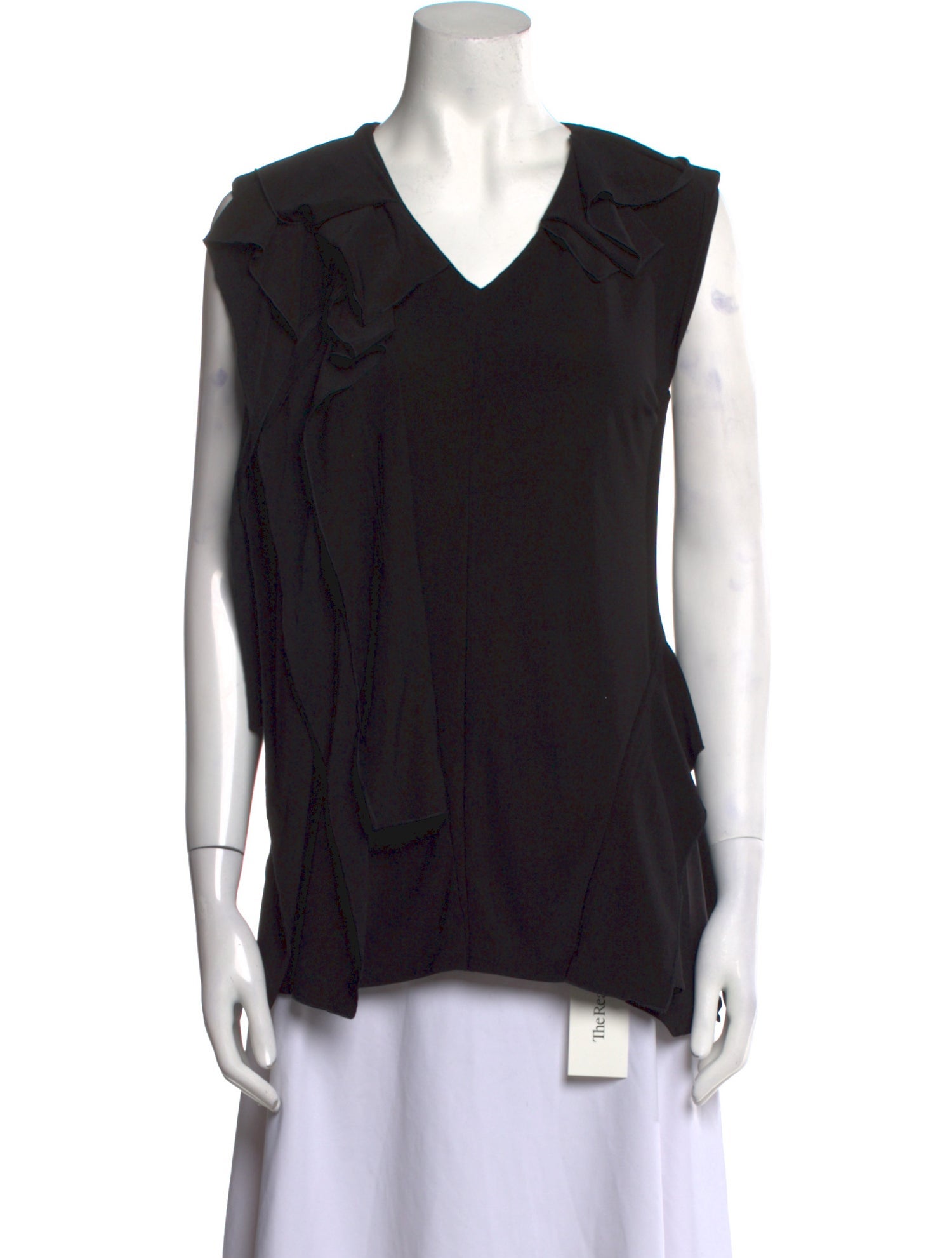 Koché V-Neck Sleeveless Top