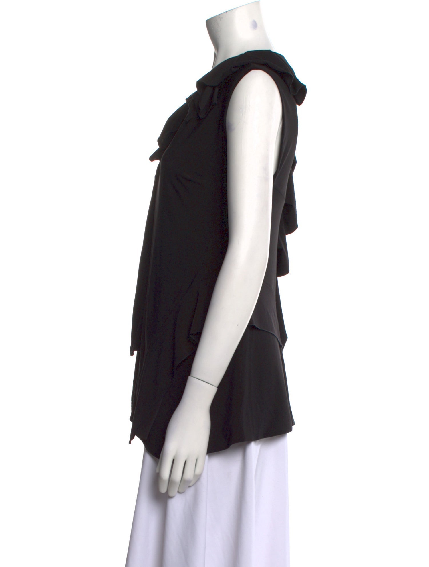 Koché V-Neck Sleeveless Top