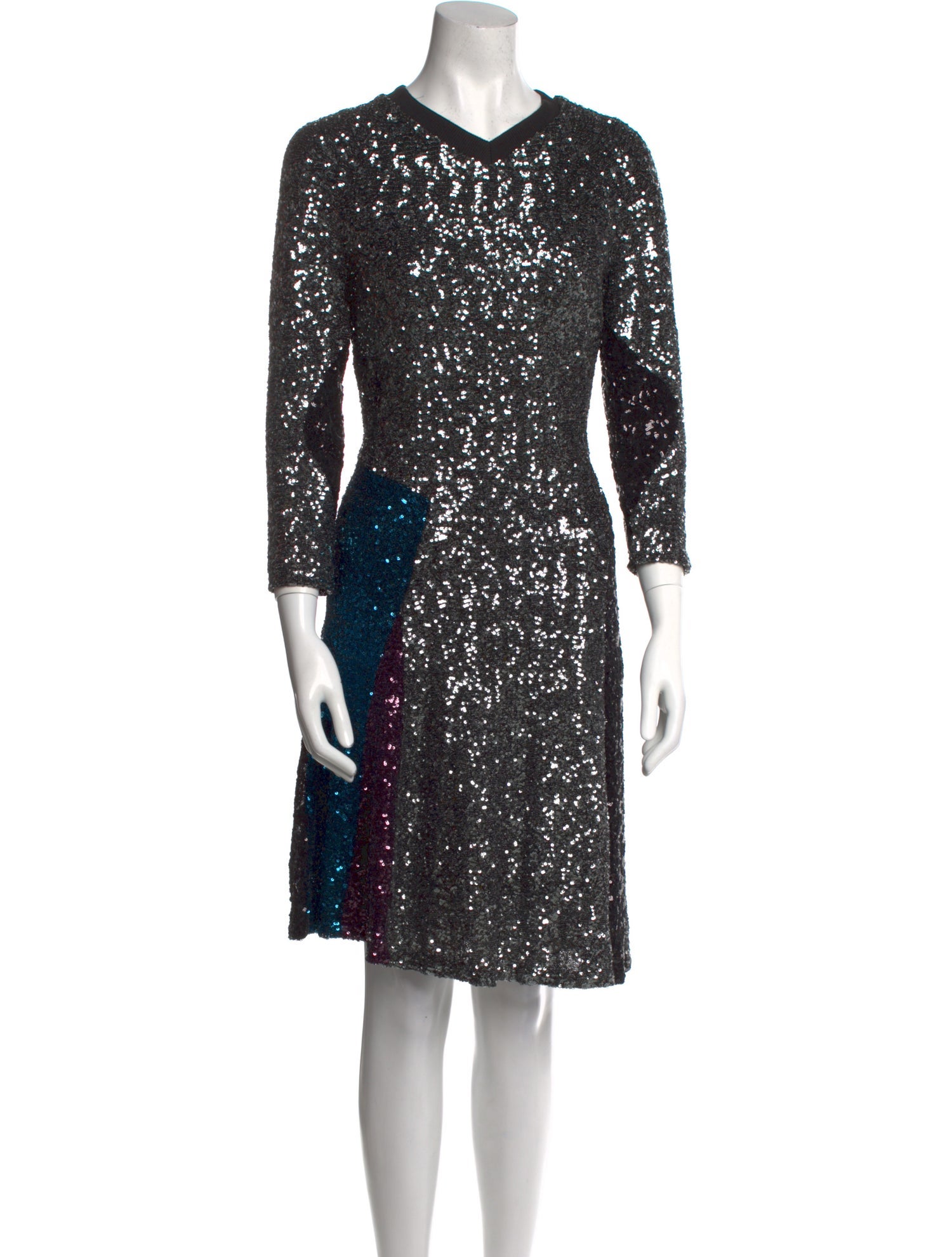 Koché V-Neck Mini Dress