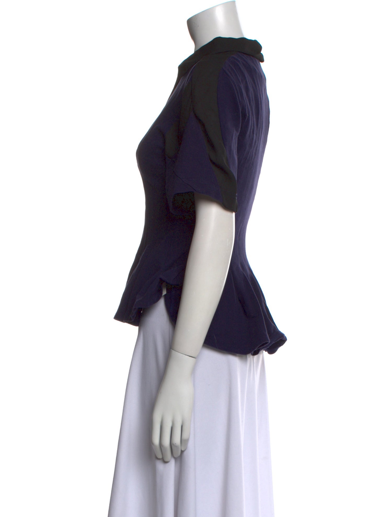 Koché Short Sleeve Crop Top