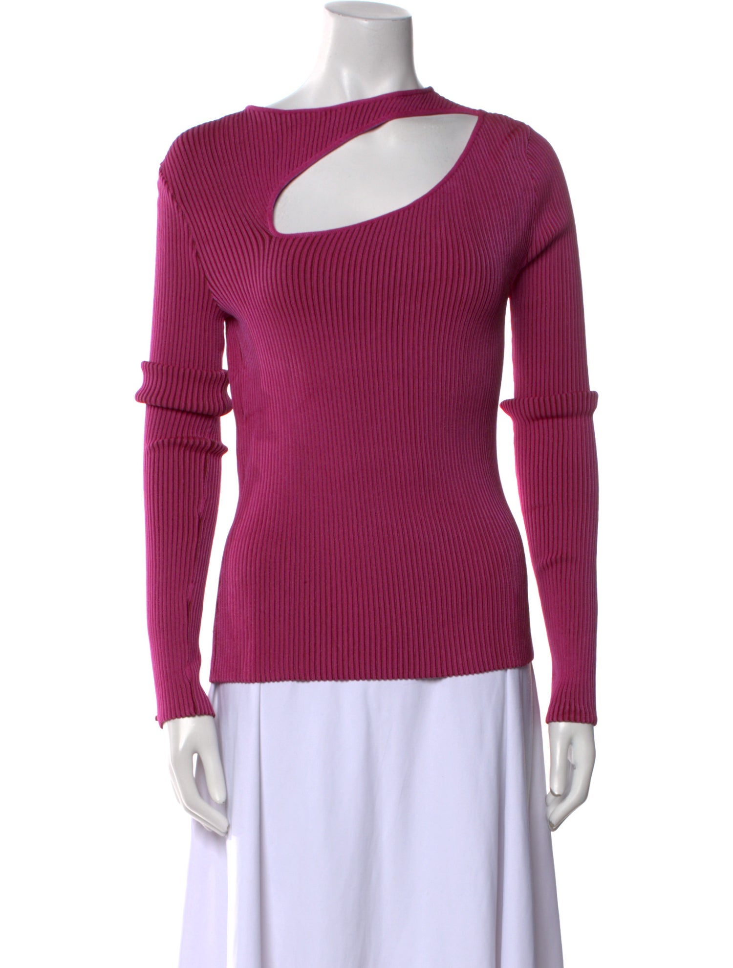 Koché Bateau Neckline Long Sleeve Top