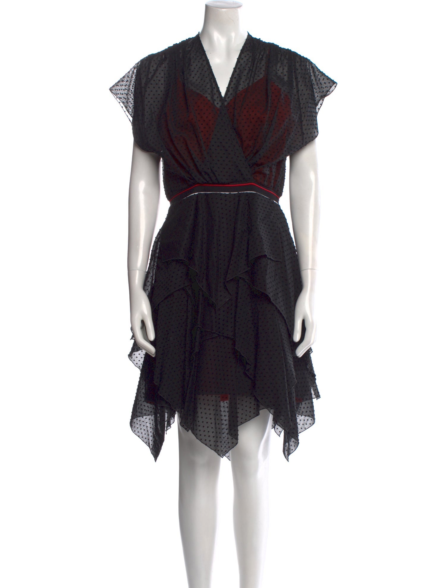 Koché Printed Knee-Length Dress