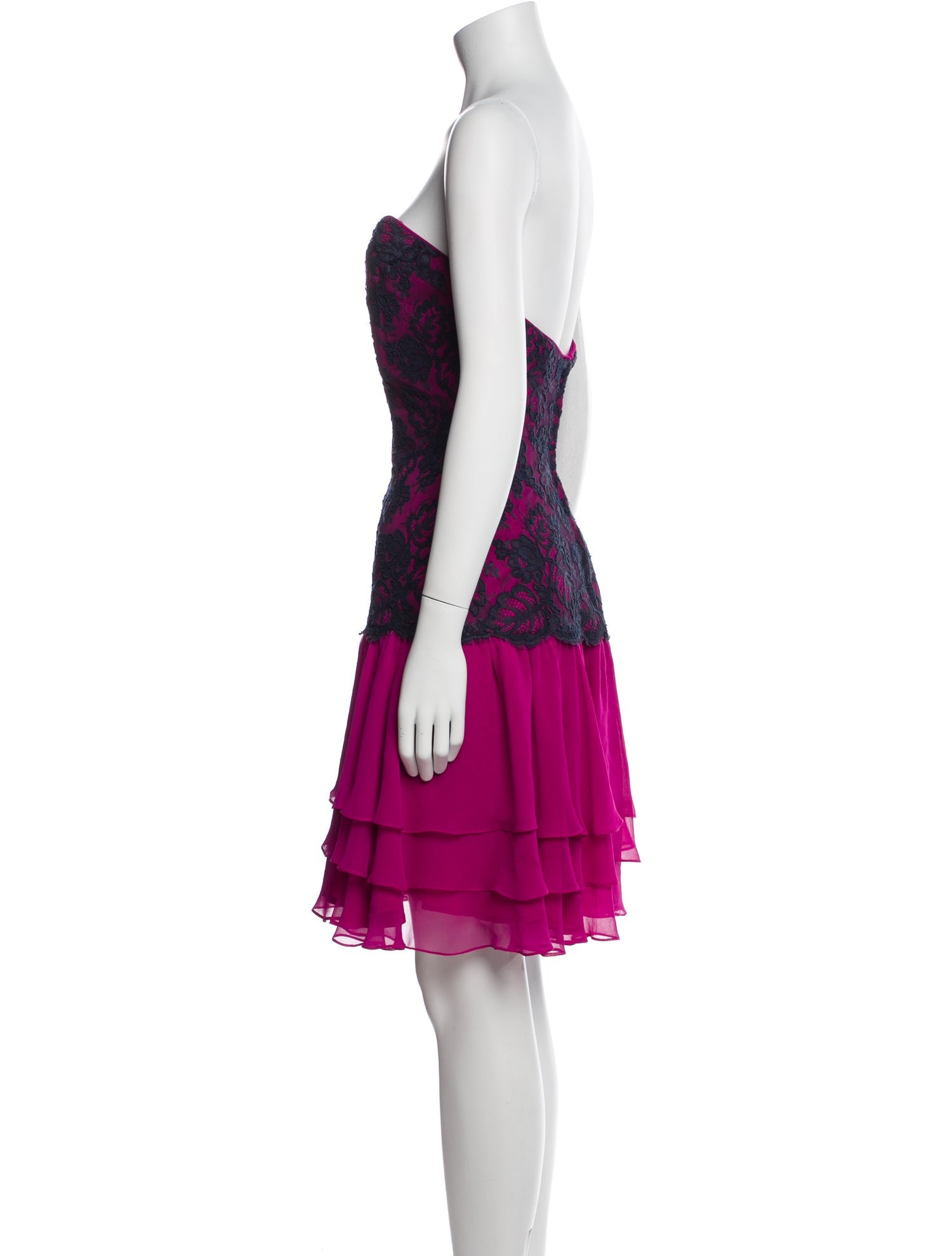 Chris Kole Strapless Mini Dress