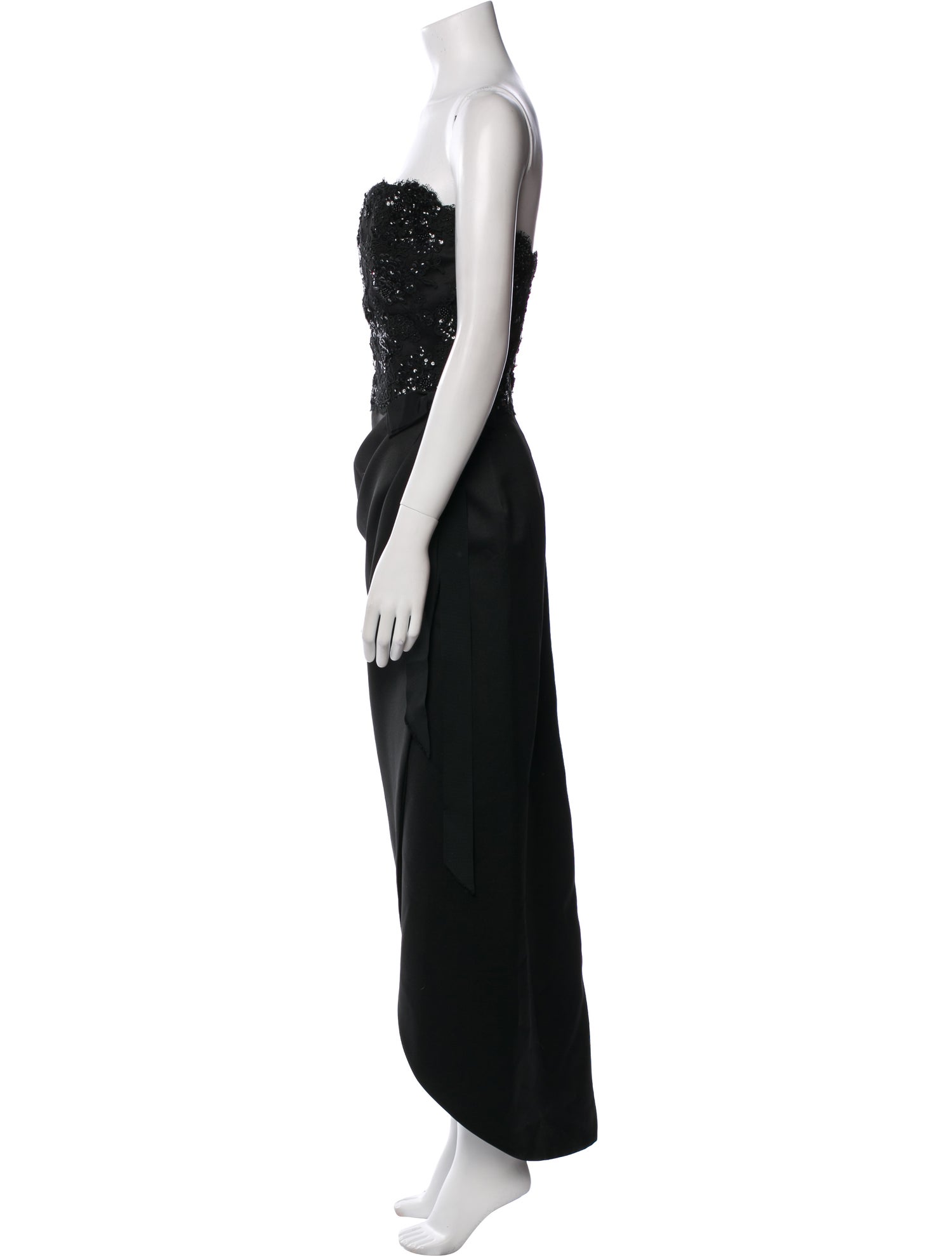 Chris Kole Strapless Long Dress
