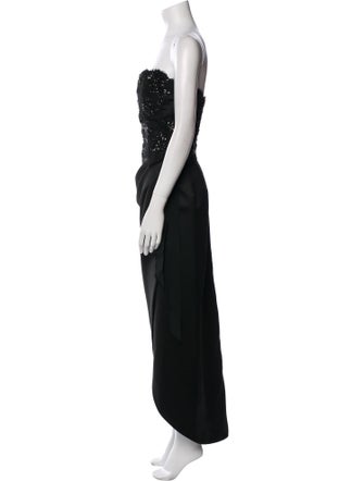 Chris Kole Strapless Long Dress