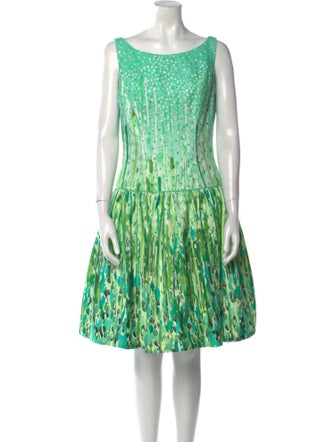 Chris Kole Silk Knee-Length Dress