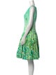 Chris Kole Silk Knee-Length Dress