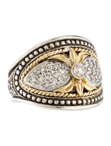 Konstantino Asteri Two-Tone Diamond Ring