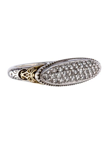 Konstantino Wide Diamond Asteri Ring