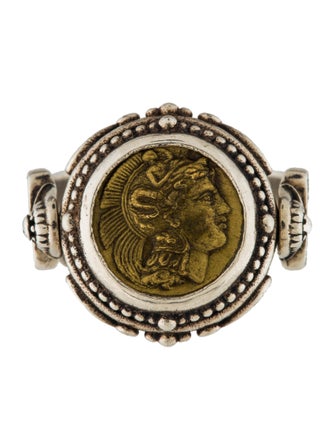 Konstantino Athena Coin Flip Ring