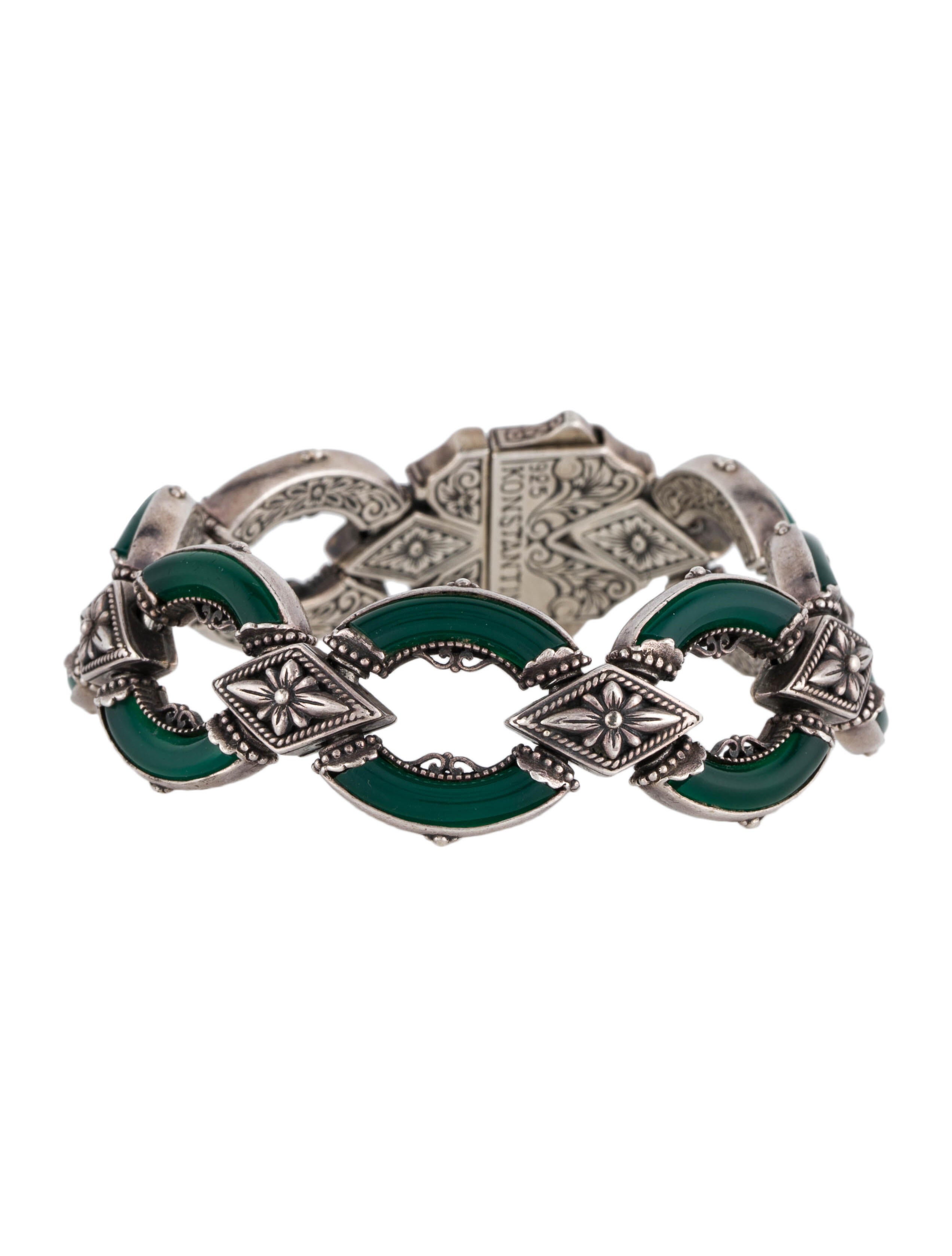 Konstantino Ruby Link Bracelet 18K Yellow Gold Link, Bracelets