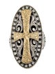Konstantino Diamond Cross Cocktail Ring