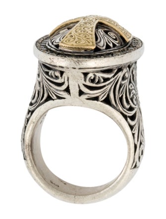 Konstantino Diamond Cross Cocktail Ring