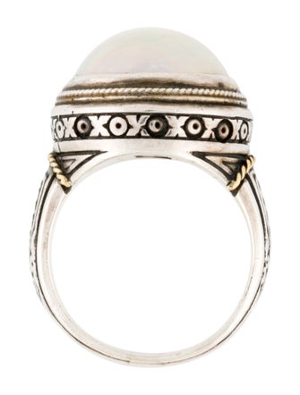 Konstantino Two-Tone Pearl Cocktail Ring