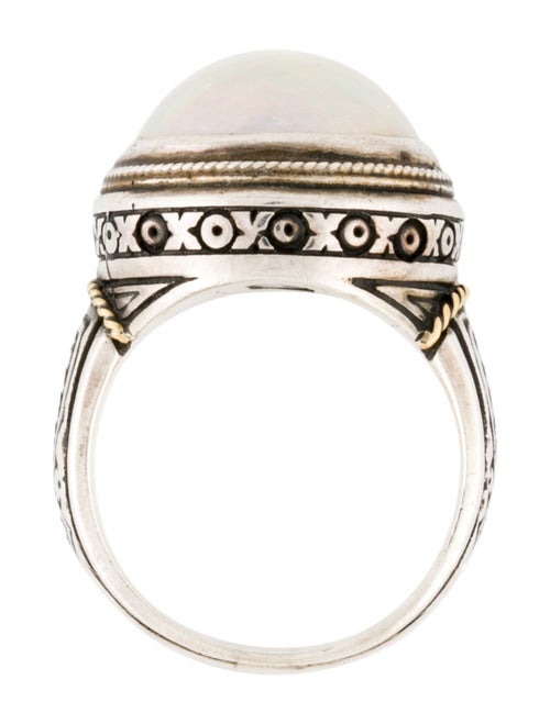Konstantino Two-Tone Pearl Cocktail Ring