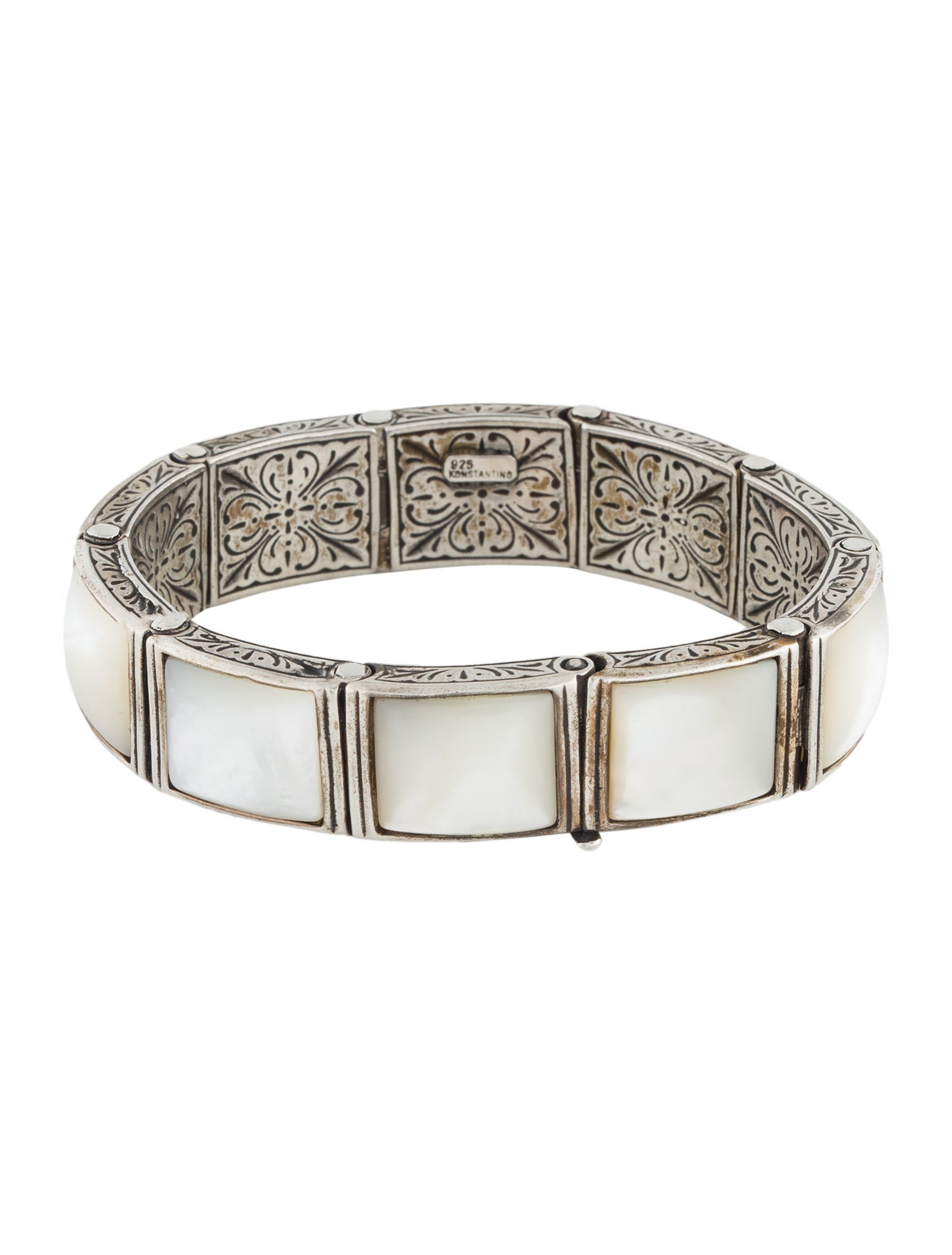 Konstantino Mother of Pearl Link Bracelet
