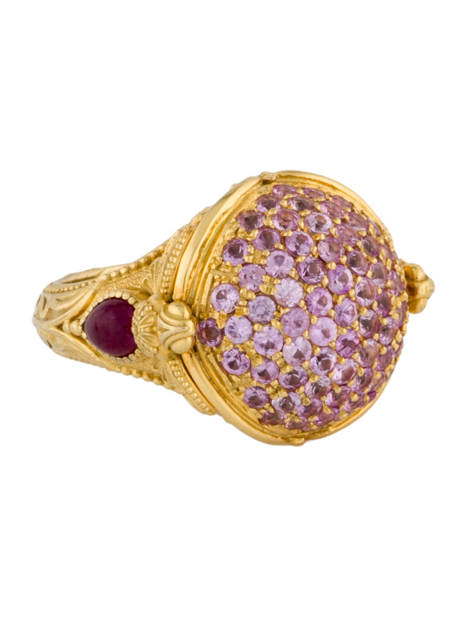 Konstantino 18K Ruby & Pink Sapphire Melissa Statement Ring