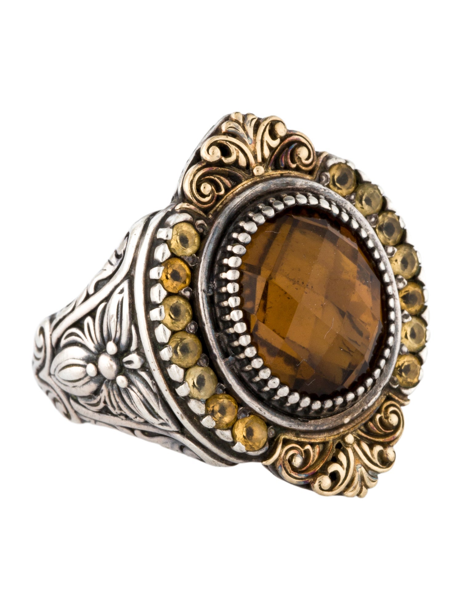 Konstantino Citrine Cocktail Ring