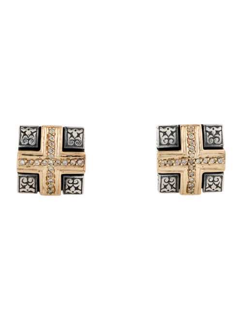 Konstantino Diamond Cross Cufflinks