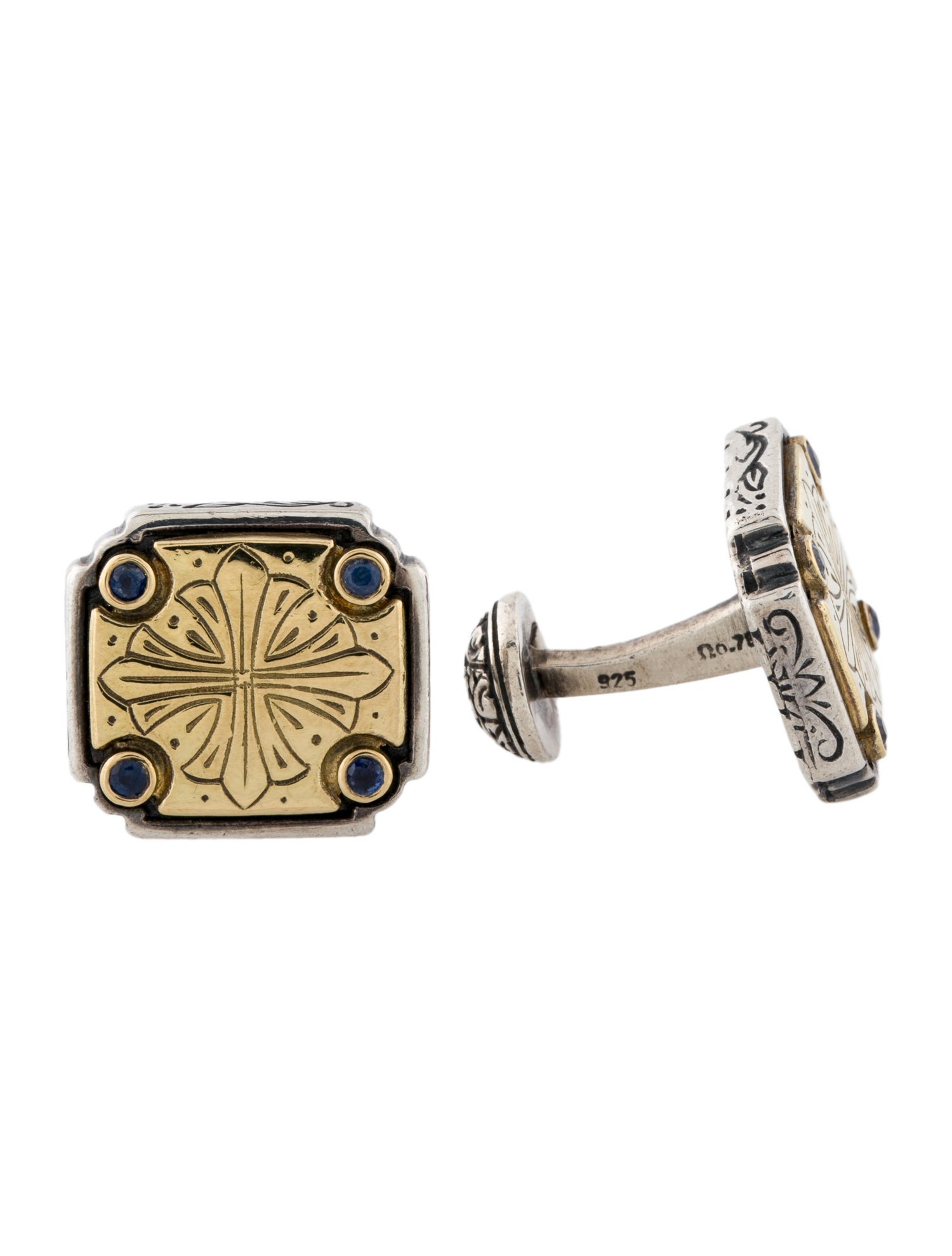 Konstantino Sapphire Cufflinks