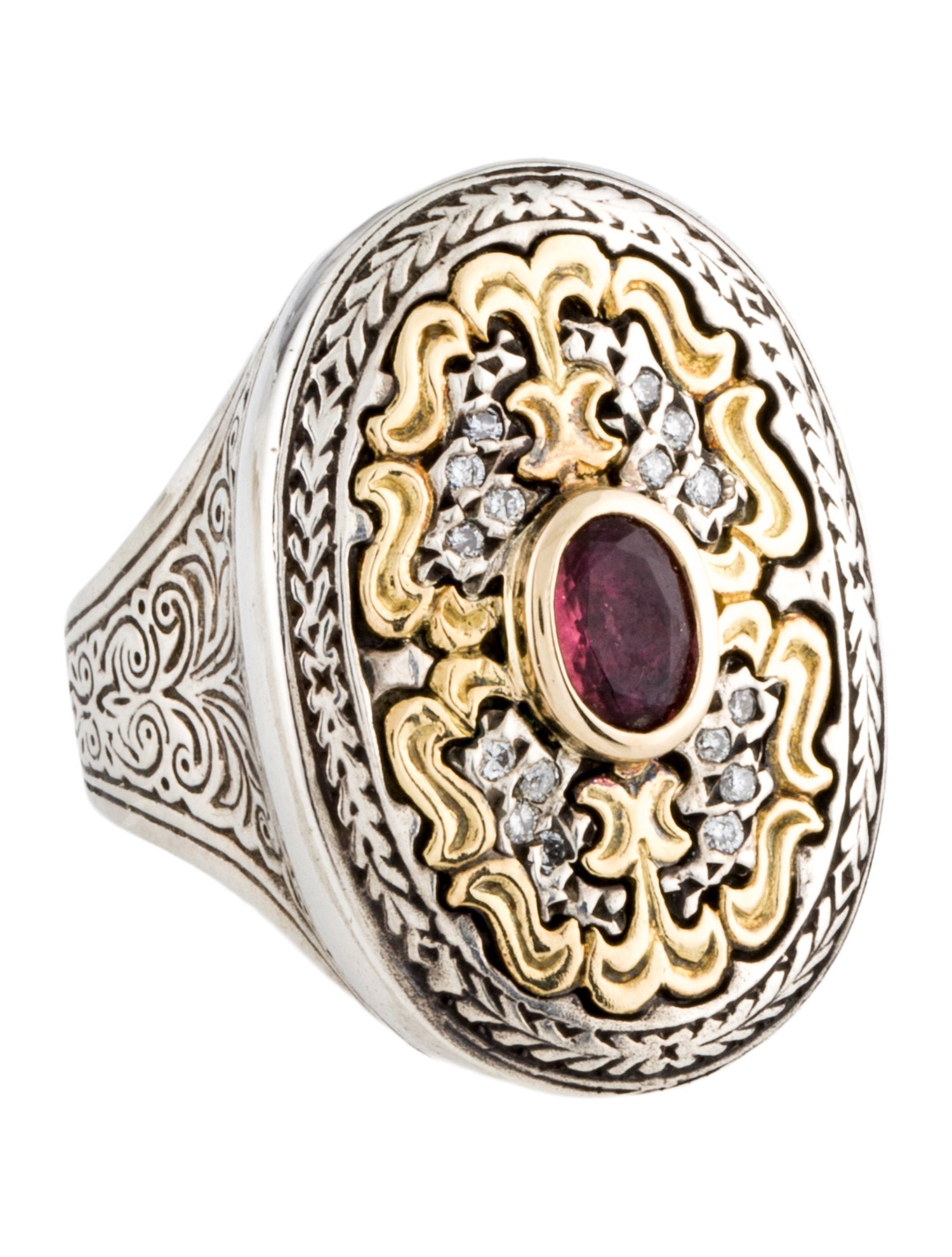 Konstantino Tourmaline & Diamond Cocktail Ring