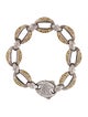 Konstantino Two-Tone Textured Link Bracelet