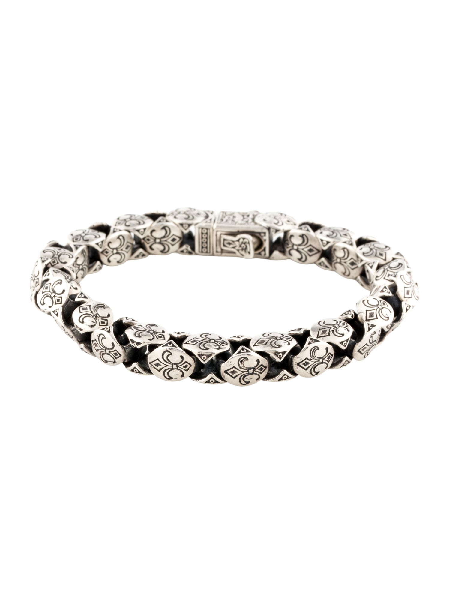 Konstantino Fleur de Lis Link Bracelet