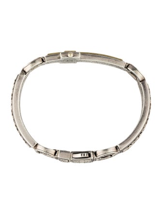 Konstantino Two-Tone Dare Cross Station Bracelet