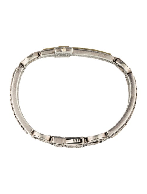 Konstantino Two-Tone Dare Cross Station Bracelet