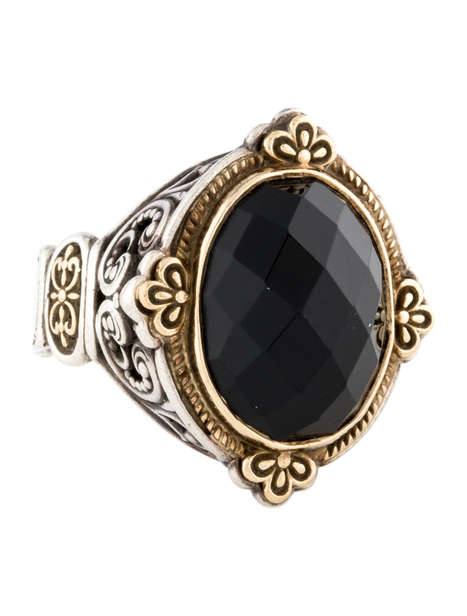 Konstantino Onyx Cocktail Ring