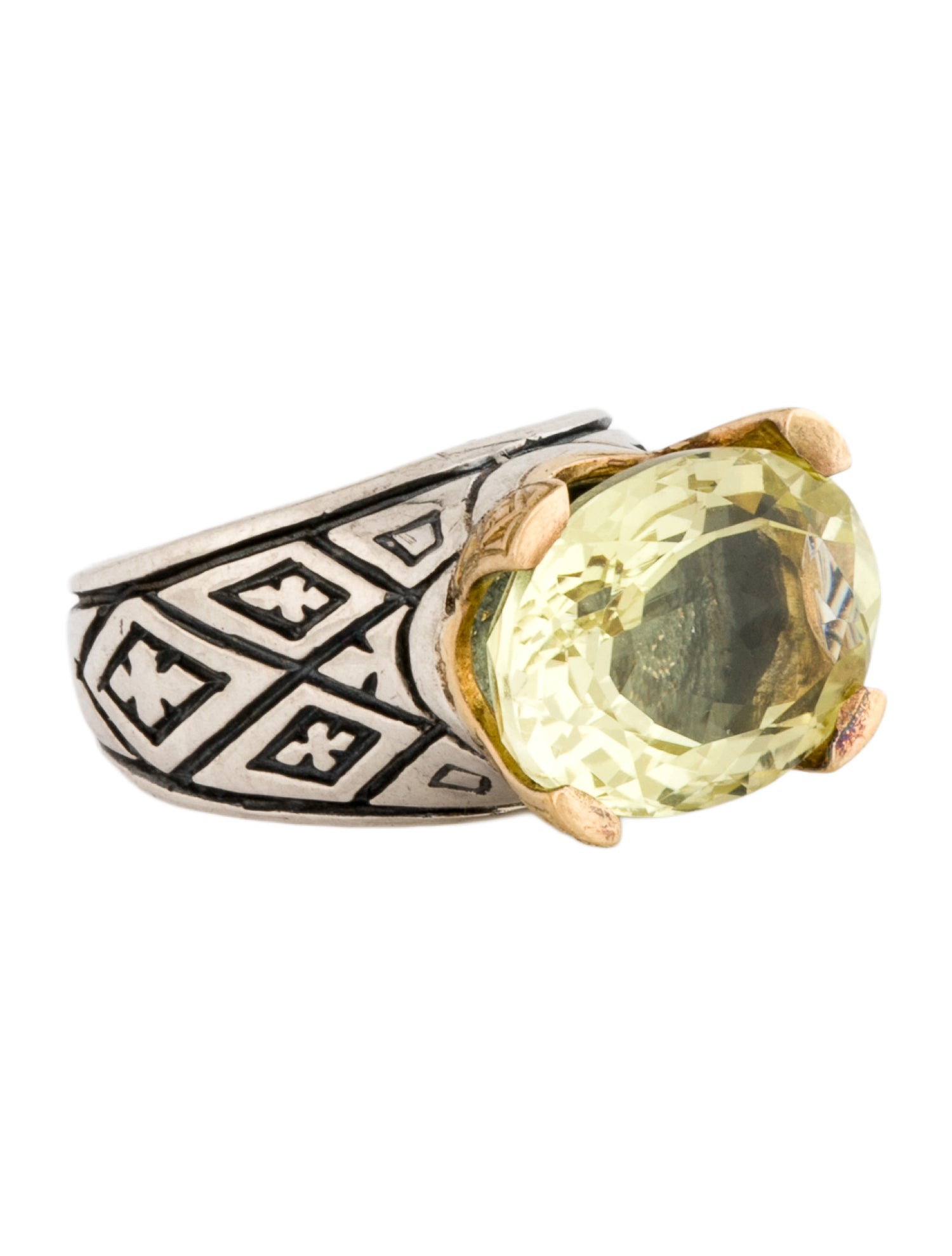 Konstantino Quartz Cocktail Ring