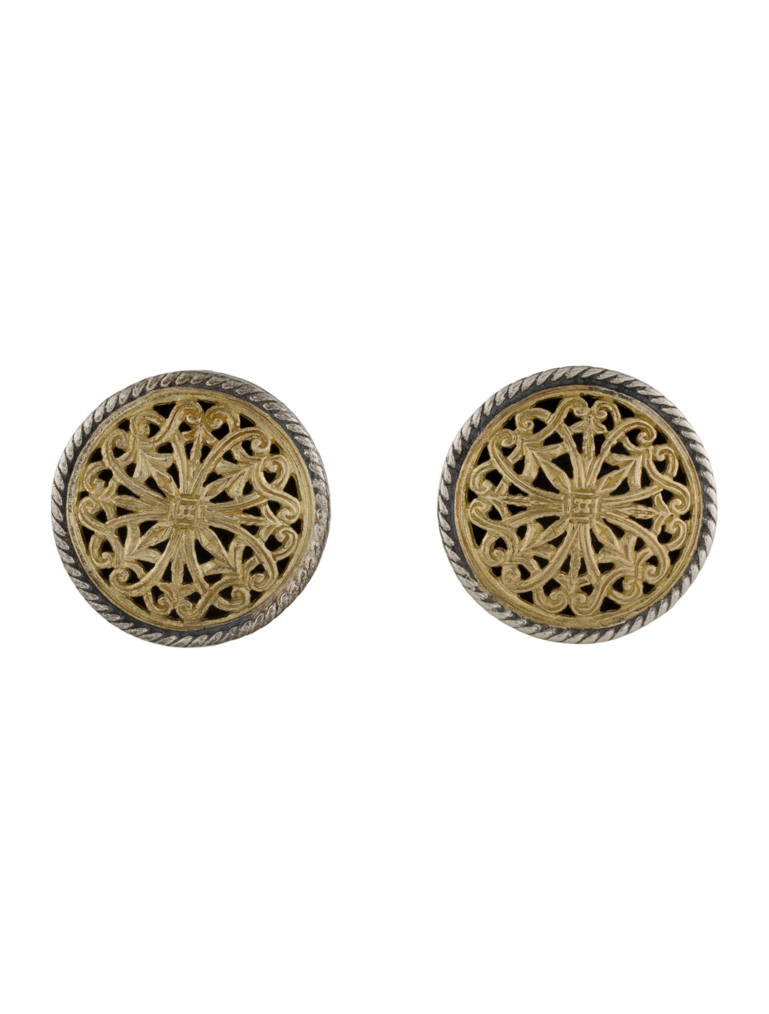 Konstantino Two-Tone Celtic Knot Cufflinks