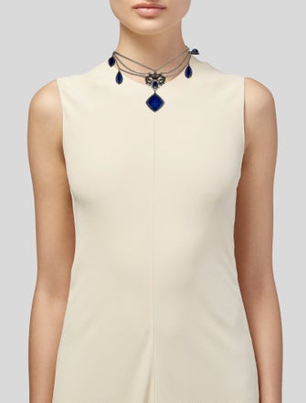 Konstantino Lapis Lazuli Doublet Pendant Necklace