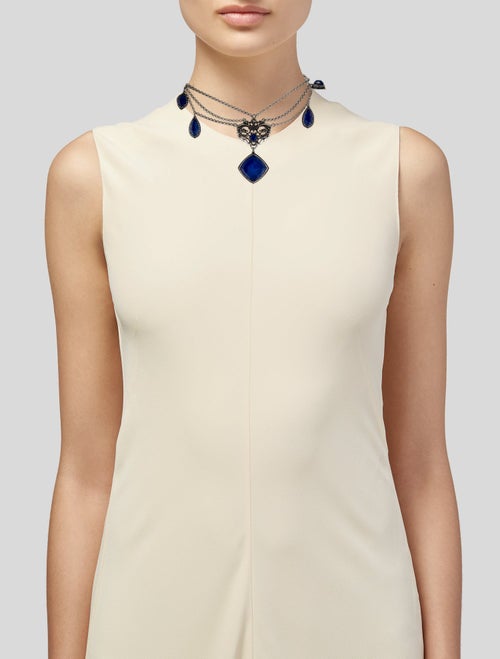 Konstantino Lapis Lazuli Doublet Pendant Necklace