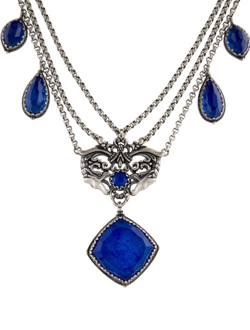Konstantino Lapis Lazuli Doublet Pendant Necklace